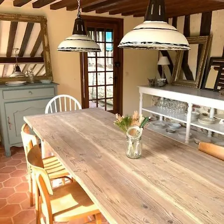 Chaumiere Normande Et Sa Dependance, Proche Deauville Et Honfleur 10-12 Pers Quetteville