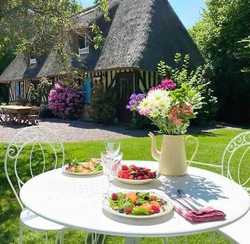 Tatil Evi Chaumiere Normande Et Sa Dependance, Proche Deauville Et Honfleur 10-12 Pers *