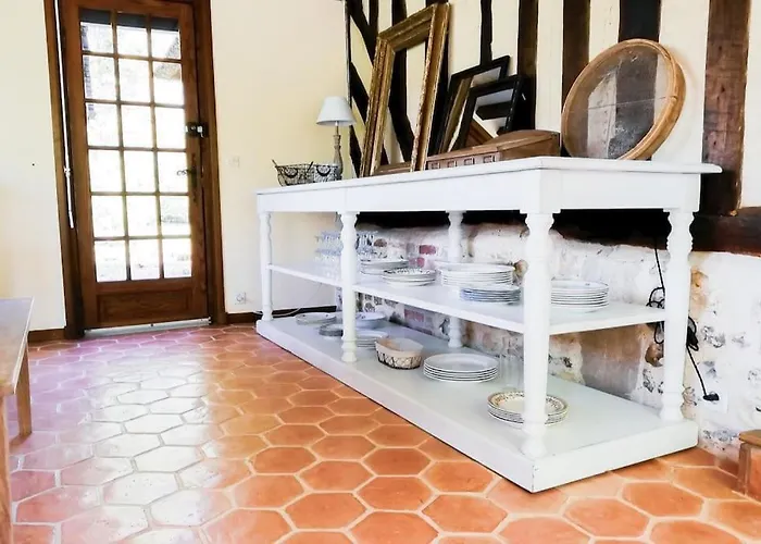 Chaumiere Normande Et Sa Dependance, Proche Deauville Et Honfleur 10-12 Pers Quetteville