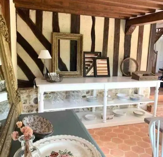 Chaumiere Normande Et Sa Dependance, Proche Deauville Et Honfleur 10-12 Pers Quetteville