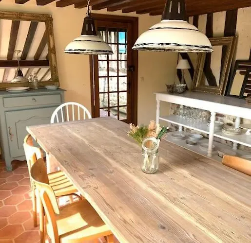 Chaumiere Normande Et Sa Dependance, Proche Deauville Et Honfleur 10-12 Pers Quetteville